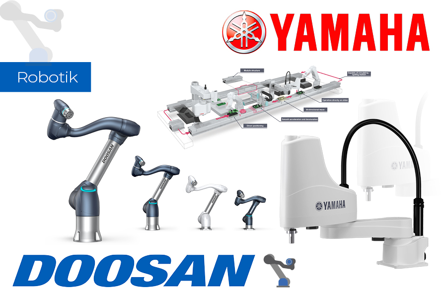FJ Mayer ist ein renommierter Robotik-Experte, der heute zwei große Namen im Bereich Industrieroboter in Österreich vertreten darf:  DOOSAN ROBOTICS und die Industrieroboter von YAMAHA.