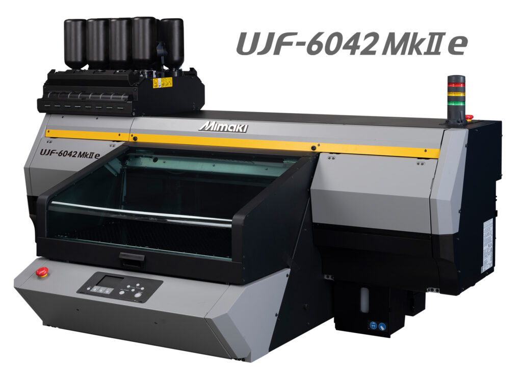 MK2-e 6042 ist ein kompakter Digitaldrucker der neuen Mimaki Serie